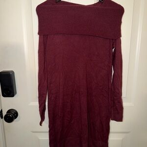 LOFT Maroon Knit Sweater